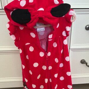 Disney Minnie Mouse Pool Cover Up for Toddlers Size 2